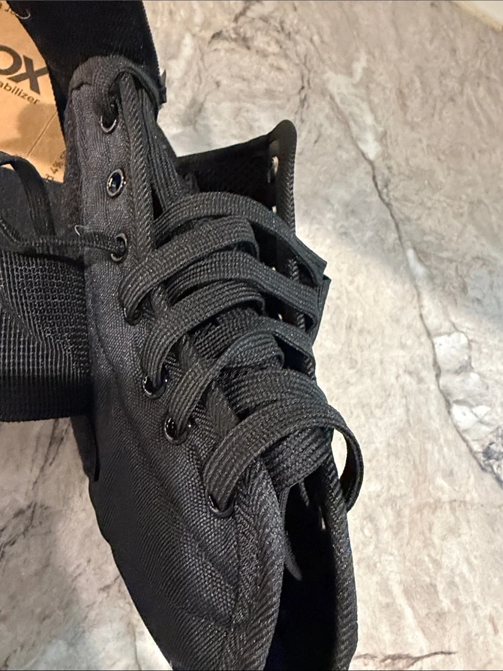 Lace-Up Ankle Stabilizer - Black